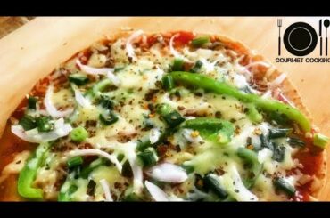 Paratha Pizza | Thin Crust Pizza | Gourmet Cooking