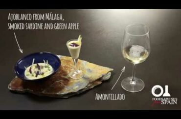 Spanish tapas recipes: Ajoblanco, smoked sardines and green apple