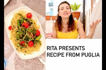 Spaguetti con cime di zucchine recipe | Food from Puglia, Italy