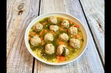 Italian Wedding Soup. Meatball soup.