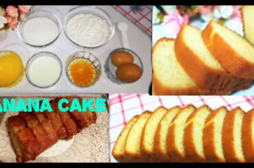 Banana Cake! | How To Make Banana Cake Recipe ! |