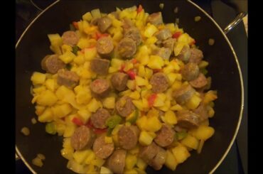 Italian Sausage, Peppers, & Taters