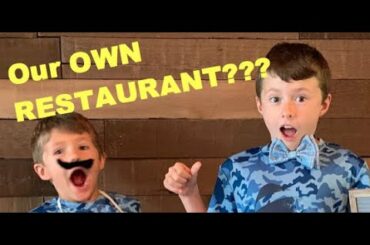 (Funny & Hilarious!) The boys run their own Italian RESTAURANT! - Yum!