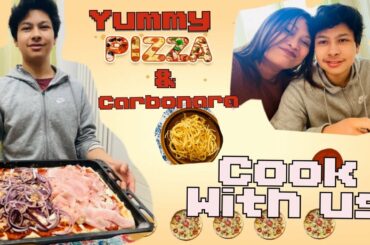 MY LIFE IN ITALY: HOME MADE PIZZA + LA CARBONARA/COOK WITH US
