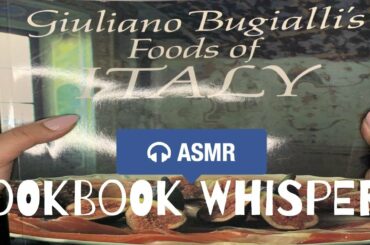 ASMR ITALIAN COOKBOOK LIGHT WHISPERS | RECIPE BOOK| GLOSSY PAGES | TURN/FLIP PAGES |