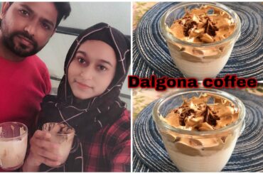 The Viral Internet Coffee☕️Dalgona Coffee বানিয়ে খেলাম|| Dalgona Coffee recipe || whipped coffee||