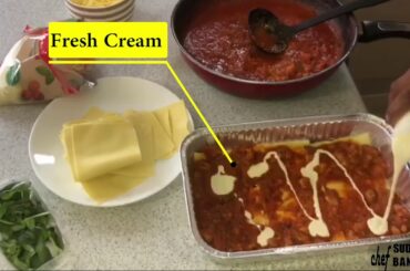 LASAGNA (easy recipe )