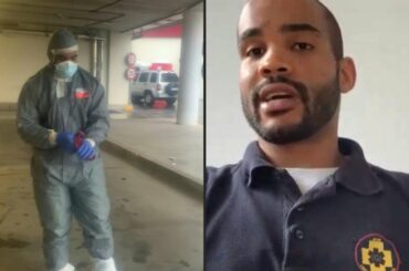 Italian rugby star Mbanda takes his place on the coronavirus front line | AFP