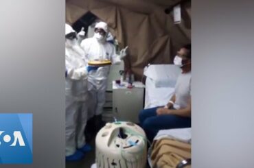 Italian Troopers Give Coronavirus Patient a Birthday Cake