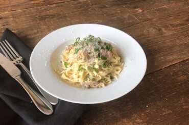 Classic Pasta alla Norcina with Chef Sandro De Angelis