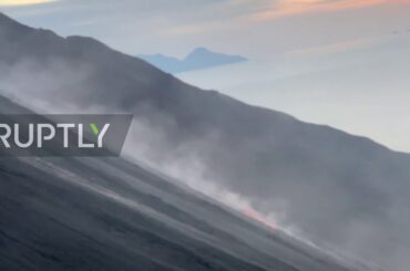 Italy: Stromboli volcanic eruption intensifies