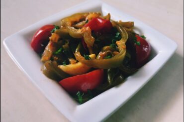 peperoni e pomodori (Italian peppers and tomatoes) | Recipe By Khamar Hussain Kitchen