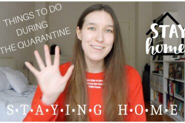 5 Things TO DO during the QUARANTINE #StayHome #TogetherAtHome #productivity #quarantine