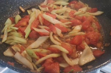 Italian style caponata dish