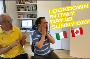 Living in Italy under Quarantine (Day 29) - Cooking up a storm! April 5th 2020