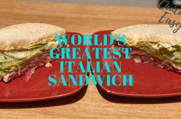World's Greatest Italian Sandwich | Cooking With Patrick Episode 1