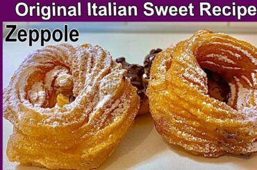 Italian desert ! Italian Sweet Recipe ! Zeppole !