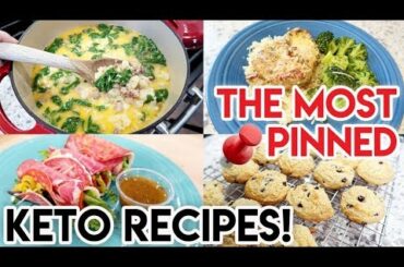 TRYING THE MOST PINNED KETO RECIPES! 📌 KETO ZUPPA TOSCANA 🍽 MARRY ME CHICKEN 🍗 FREE TO FAMILY