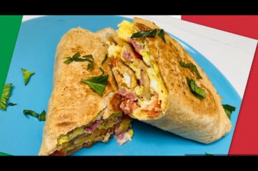 Italian Omelette Wrap