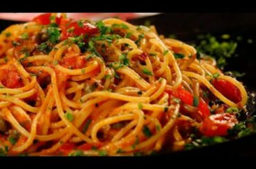 Italian fiery tomato pasta with cheese recipe