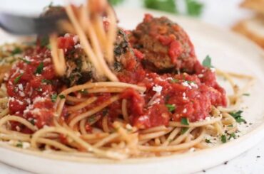Italian Meatballs with Spinach
