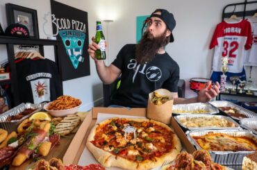 THE ULTIMATE ITALIAN BANQUET CHALLENGE | BeardMeatsFood