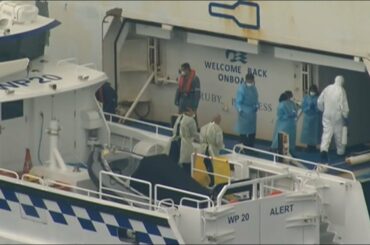 Authorities confront stranded Ruby Princess cruise ship