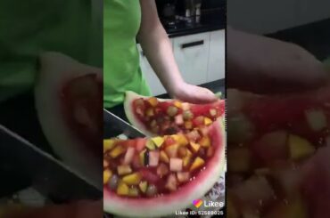 Watermelon Mixed Fruit salad #Recipes #food