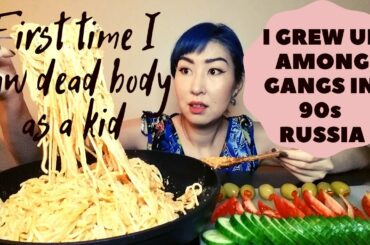 🟡HAVE A DRINK WITH ME!🍷 PASTA AND WINE🍝 CHEESY SPAGHETTI MUKBANG🟡