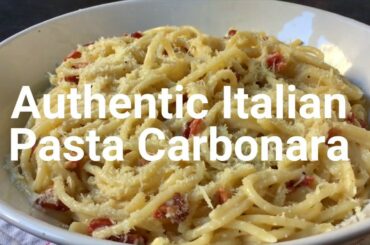 The BEST Italian Spaghetti Carbonara Pasta Recipe [Step by Step]