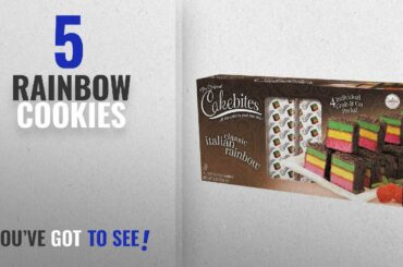 Best Rainbow Cookies [2018]: The Original Cakebites Classic Italian Rainbow Cake - Family Pack