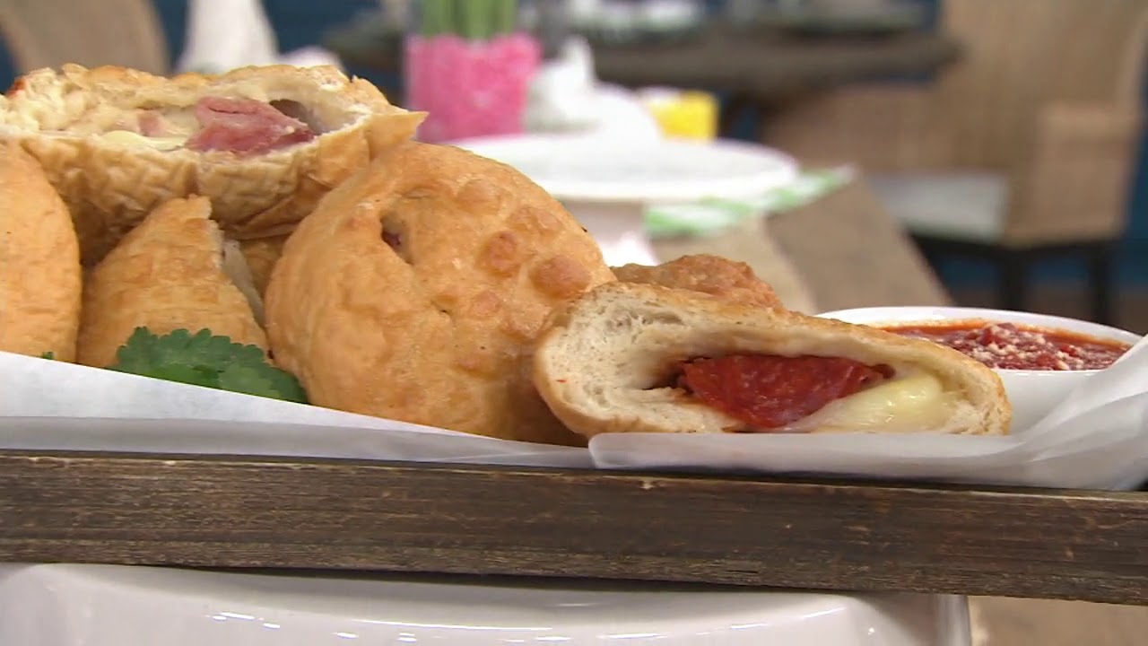 Stanganelli's Italian Foods (16) 4-oz Stuffed Pepperoni Balls on QVC Stanganelli's Italian Foods (16) 4-oz Stuffed Pepperoni Balls on QVC