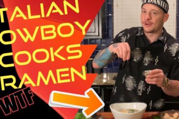 Italian cowboy shows us how to send noods “double tap to edit"