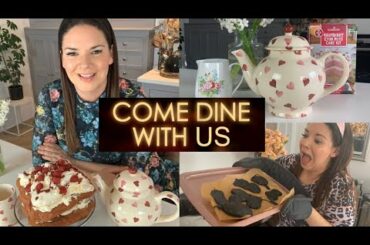#StayHome Come Dine With Us | YouTube Dinner Party with Luke Catleugh & Mr Carrington | Kate McCabe