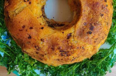 VEGETABLE GARDEN CAKE (Fusion between Italian and Indian cuisine)