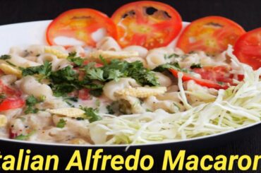 Italian Alfredo macaroni  || Pasta Recipes|| Cooking recipe with mis Ayesha