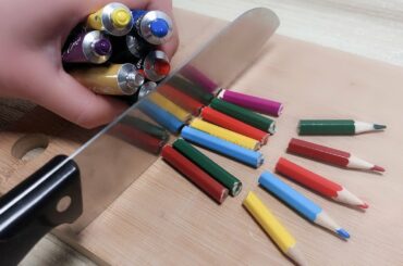 Stop motion cooking | How to make Italian food using painting tools and colorful balloons ASMR