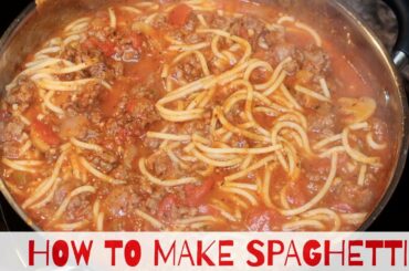 How to Make Spaghetti | Cook With Me | KitchenNotesfromNancy | Quarantine Cooking