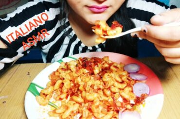 ASMR CREAMY CHEESEE ITALIAN TOMATO PASTA|  Eating Sound| Yummy Mouthfuls