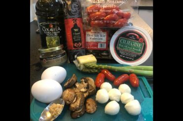 Diver Dave's Social Distancing,  ITALIAN INSPIRED OMELETTE episode 11