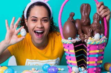 Easter Basket made of CAKE! | Chocolate Cake, Buttercream Filling, Fondant | How To Cake It
