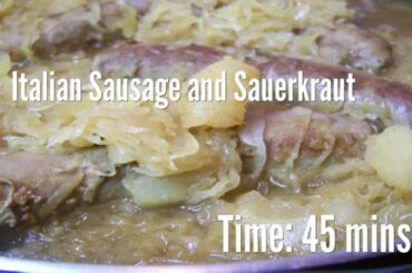 Italian Sausage and Sauerkraut Recipe