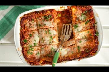 Super Easy and Cheesy Vegetable Lasagna Recipe | Vegetable Lasagna | Homemade Italian Lasagna