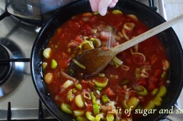 Pasta with Leek and Walnuts, Agriturismo Villa La Rogaia, Cooking classes, Culinary Tours, Italy