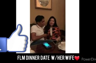 #francisleomarcos farncis leo marcos dinner w/wife