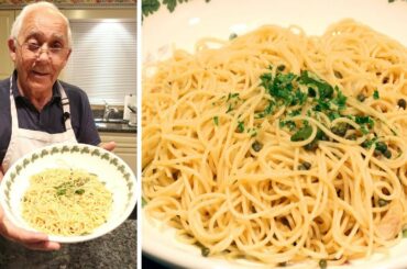 Spaghetti Aglio e Olio and Anchovies Recipe