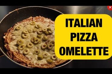 Italian Pizza Cheese Omelette.