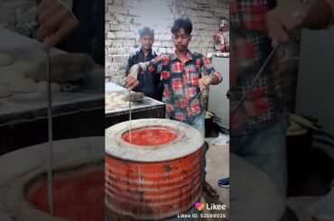 Rooti PREPARING in DRUM#Recipes #food