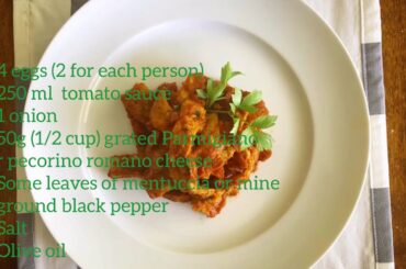 Italian cooking mama / Eggs like tripe, uova in trippa