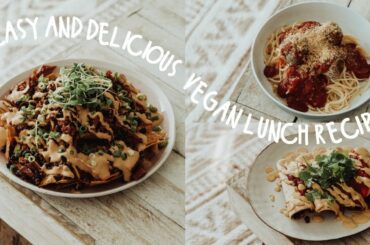 A Week Of Vegan Lunches | Easy & Delicious Recipes!
